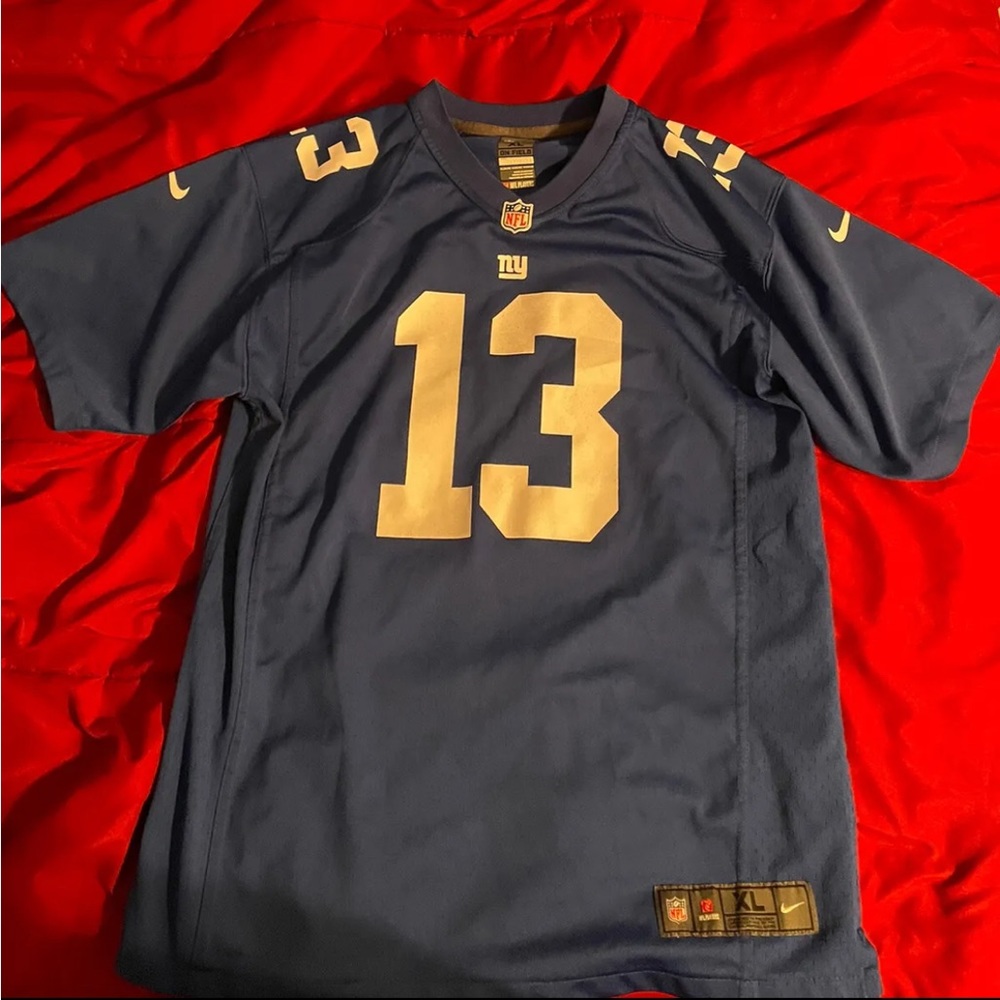 Odell Beckham JR New York Giants NFL Nike Jersey Size kids XL
